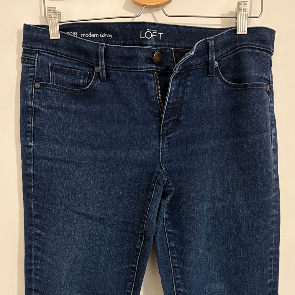 LOFT Women's Skinny Jeans - Deep Indigo